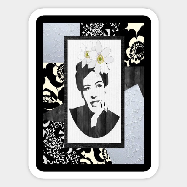 Billie Holiday Classic Sticker by artbyomega